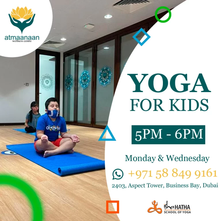 Hatha Yoga classes in Dubai for kids, Atmaanaan
