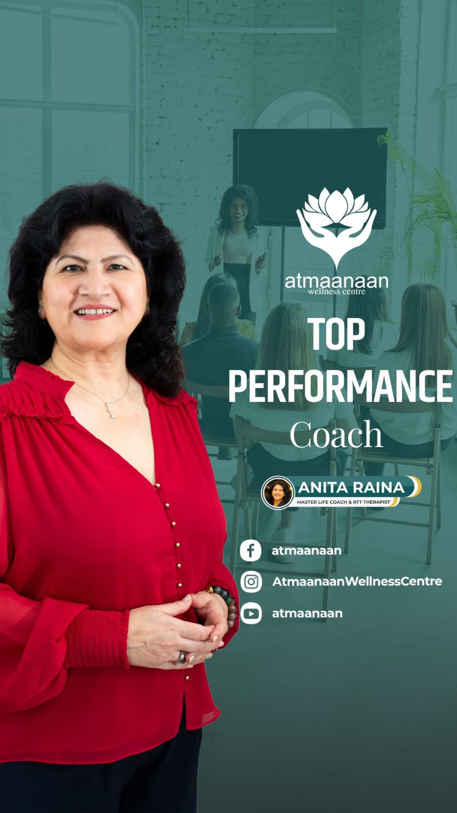 Best high performance coach in Dubai, Anita Raina, Anita Kaul Atmaanaan.